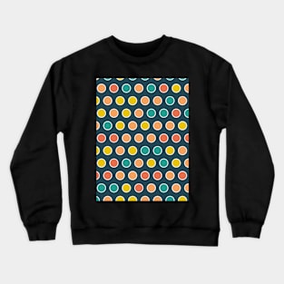 Colorful Pois Pattern Crewneck Sweatshirt